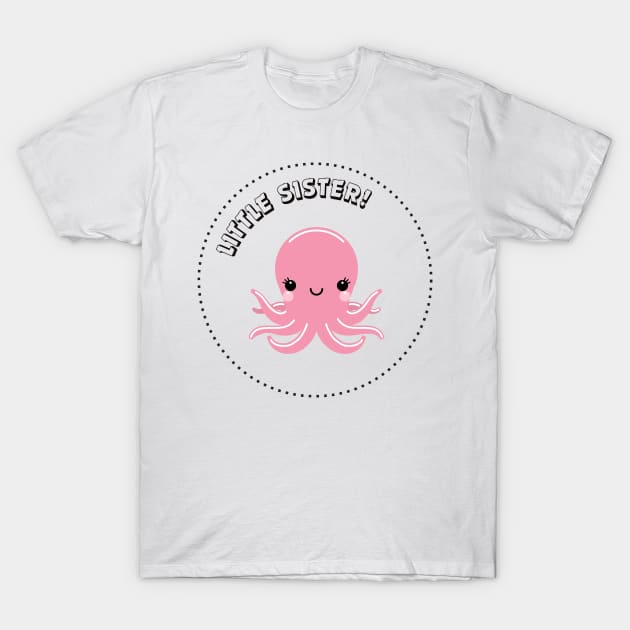 Little Sister Octopus T-Shirt by Miriboom